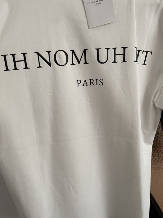 Tricou de barbati ih nom uh nit alb