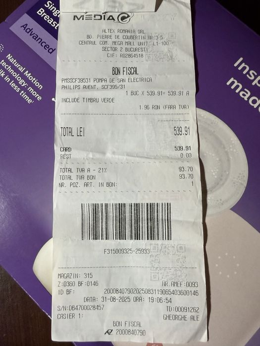 Pompa san Philips Avent