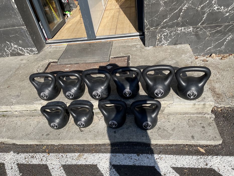 Set kettlebell 2x10 kg+2x12 kg+2x14 kg+2x16 kg+2x18 kg total 140 kg