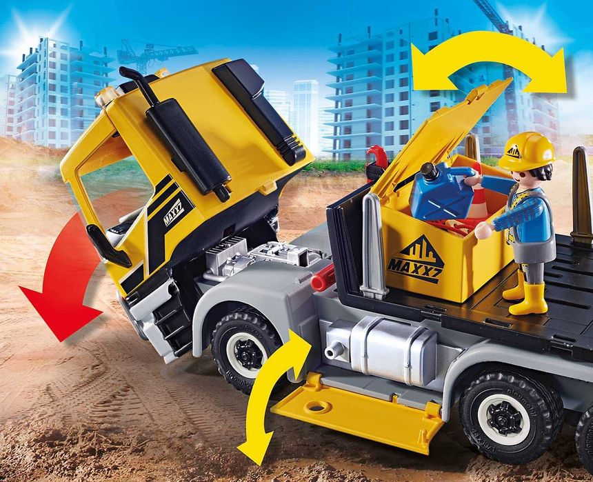 Playmobil 70444 Голям Строителен камион Конструктор Плеймобил Лего