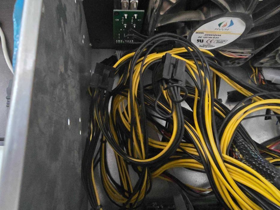 GPU Mining / Server машина – 6× GPU слота, 1650W, SSD, 2×LAN