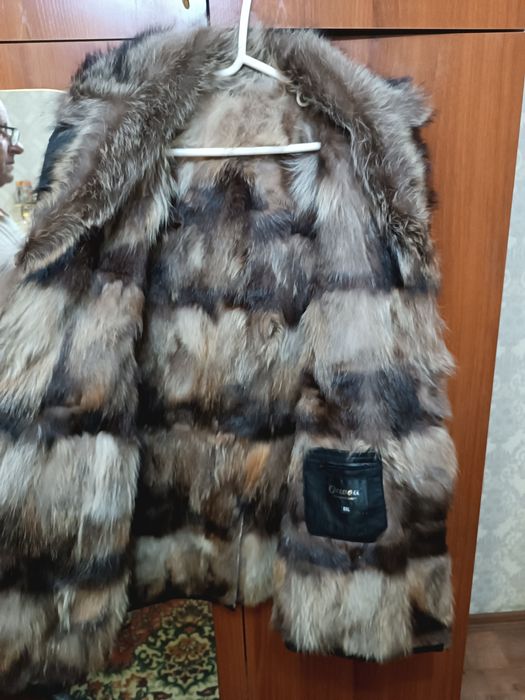 Дублёнка кожаная .