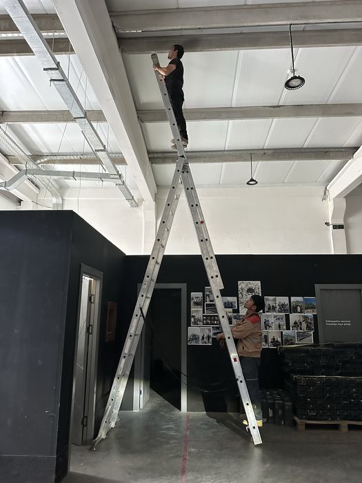 Нарвон 9/10m Стремянка аренда, лестница прокат, Narvon arenda