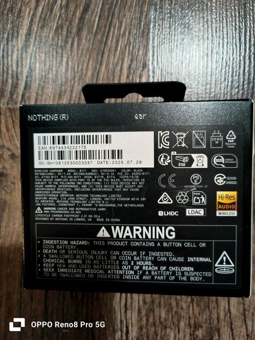 Nothing ear слушалки