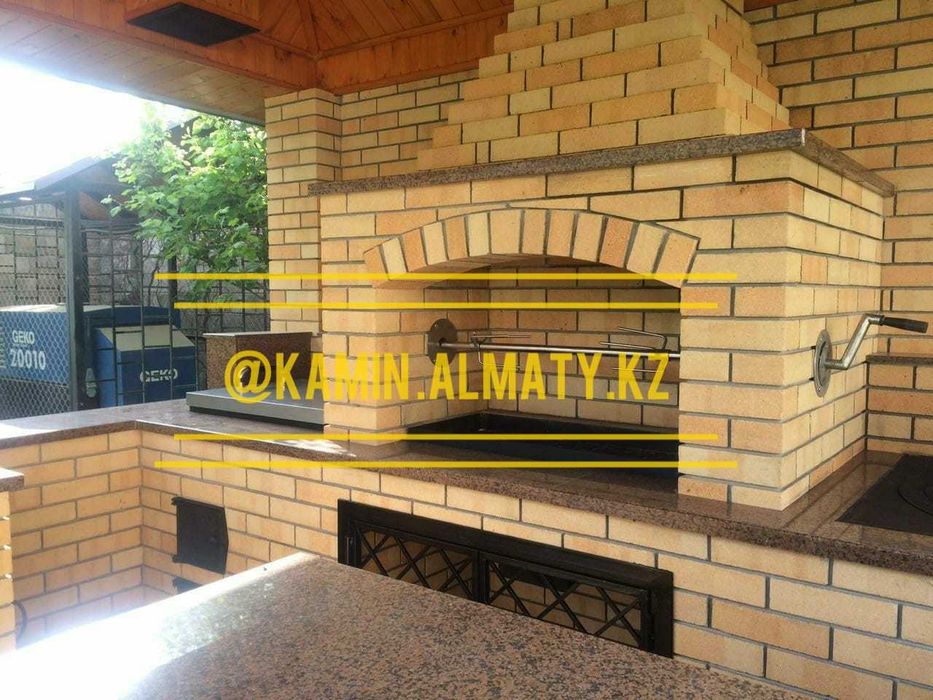 Кирпичный барбекю-комплекс