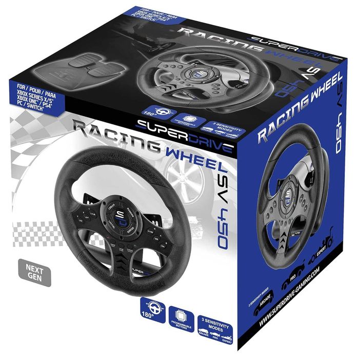 Волан Subsonic SuperDrive Racing Wheel SV 450 за PS3,PS4,Xbox,PC и NSW