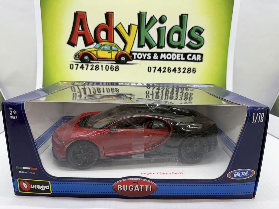 Bburago BUGATTI CHIRON Sport macheta auto scara 1:18 24 cm