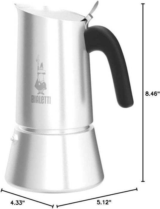 Bialetti Нова индукционна кафемашина Venus,подходяща за всички котлони