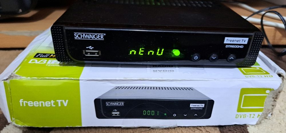 Decodor receptor receiver DVB-T2