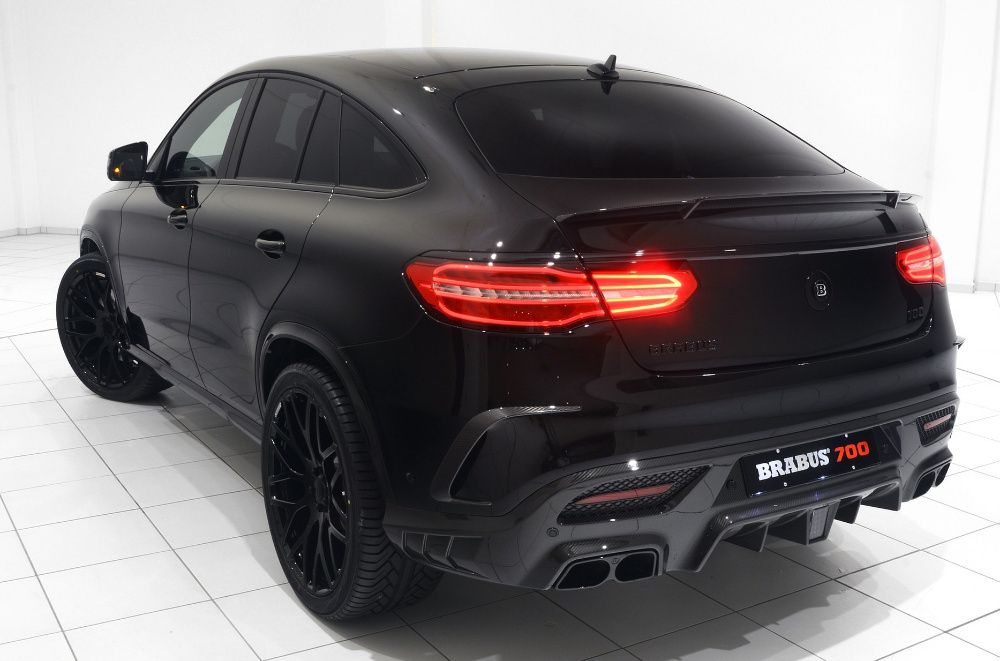 Карбон добавки към задна броня за GLE Coupe AMG C292