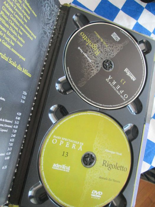 DVD cu muzica de opera de colectie
