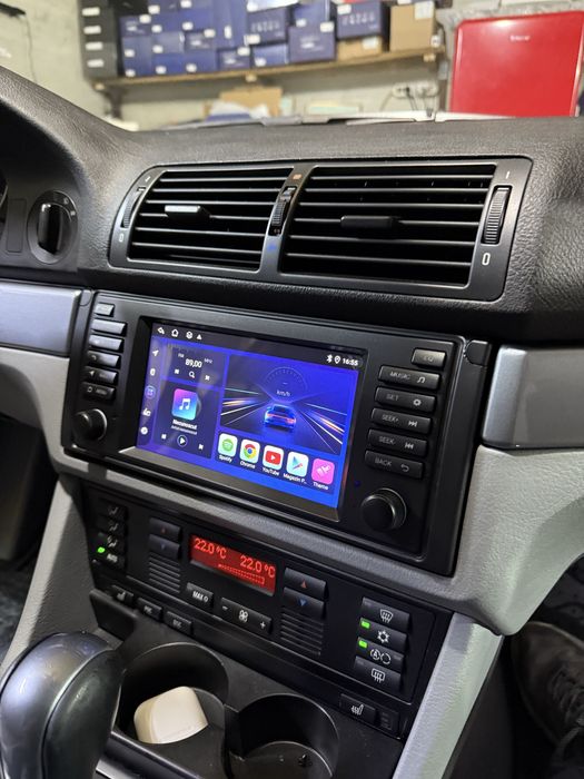 Navigatie Android BMW E39 / E53 Carplay Android Auto , Youtube