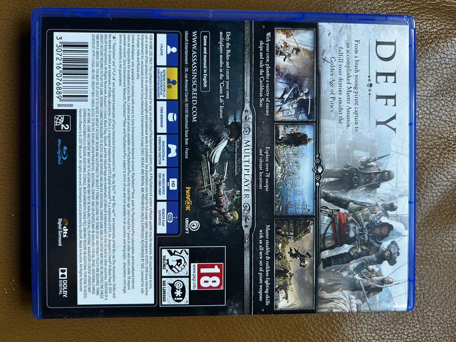 Игра Assasins crediv Black flag за PS4