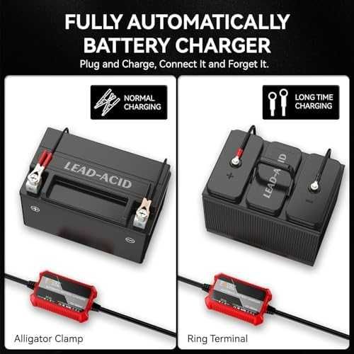 Ново 12V автоматично поддържащо зарядно 1000mA за кола мотор лодка