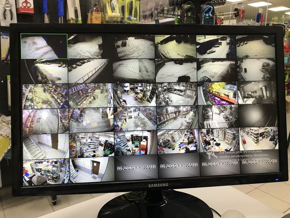 Установка камер видеонаблюдения