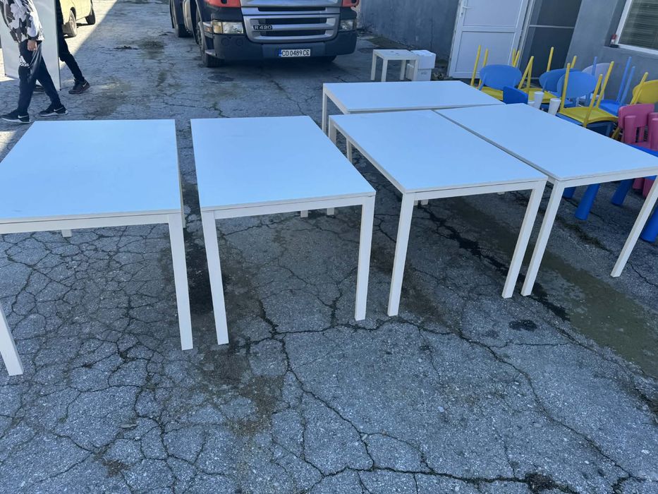 Трапезна маса Ikea бяла