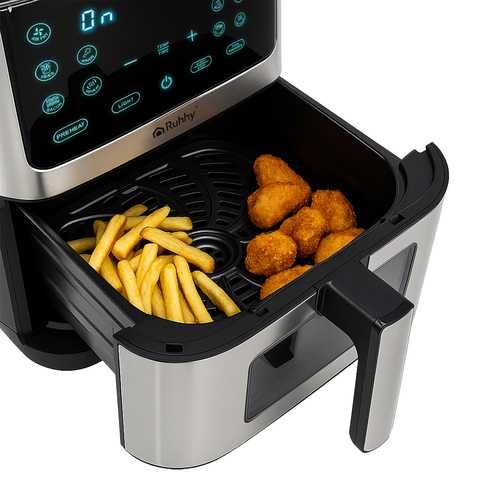 Фритюрник с горещ въздух Air Fryer Ruhhy 25512, 8л, 10 програми