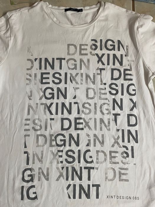 Мъжка Бяла Тениска с дълъг ръкав Design.