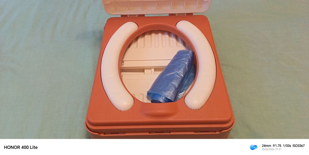 Wc portabil de camping de 10 litri