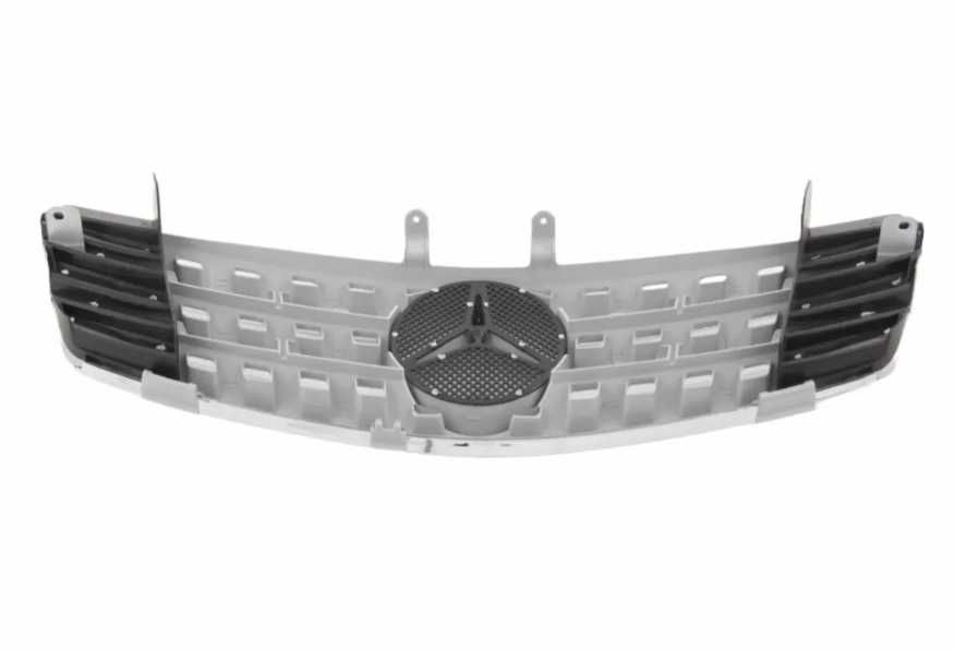 Решетка за Mercedes ML W164 (2005-2008) -хром/черна с хромлайсни.