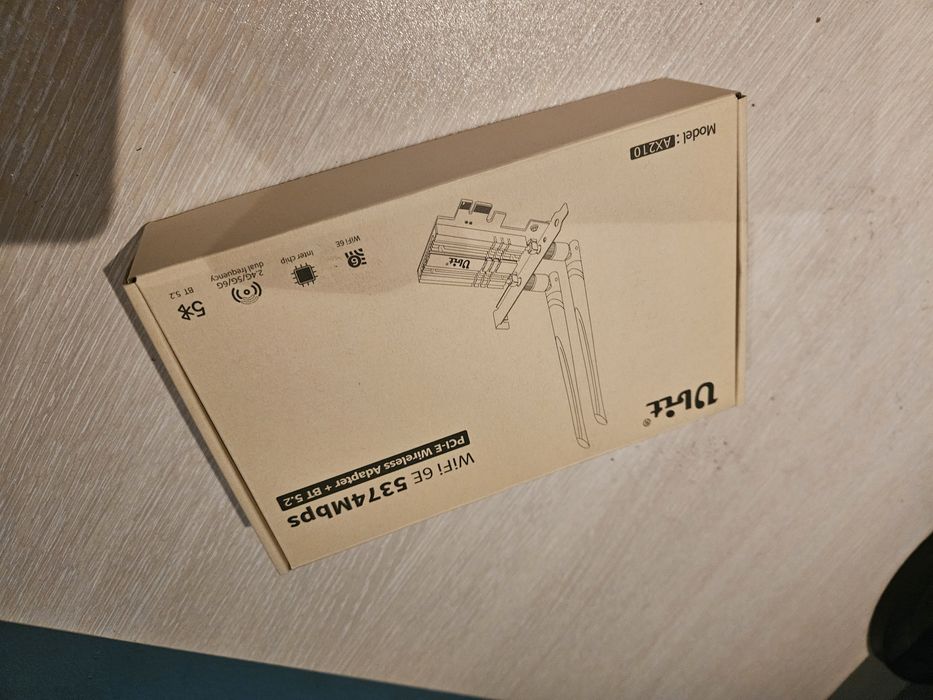 WiFi мрежова карта AX210 +  Bluetooth Ubit AX 210