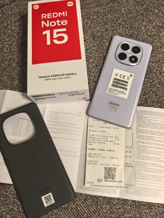 Xiaomi REDMI Note 15 чисто нов с гаранция