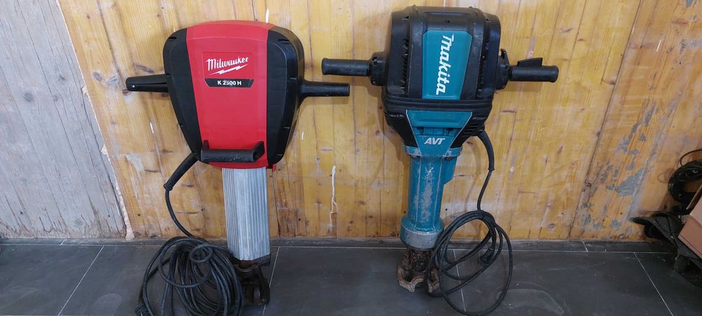 Ciocan demolator Makita si Milwaukee
