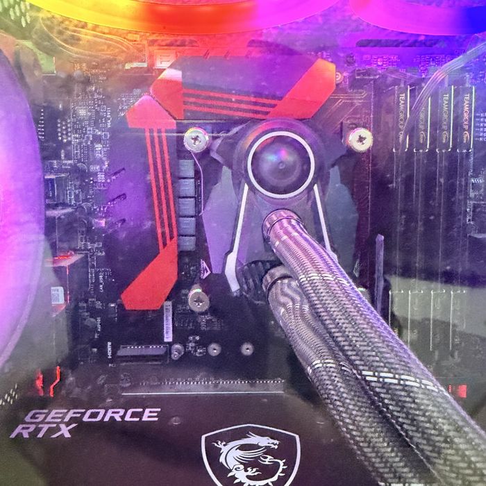 MSI Z170A PRO/RTX 3060 Ti/32GB DDR4/480GB/Водно охлаждане Artic/RGB