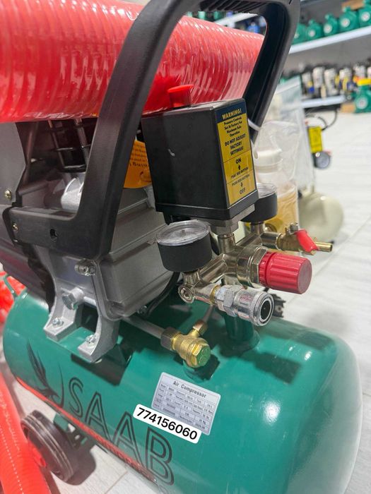 BM24L SAAB 24Litr 8 BAR kompressor воздушный поршневой компрессор SAAB