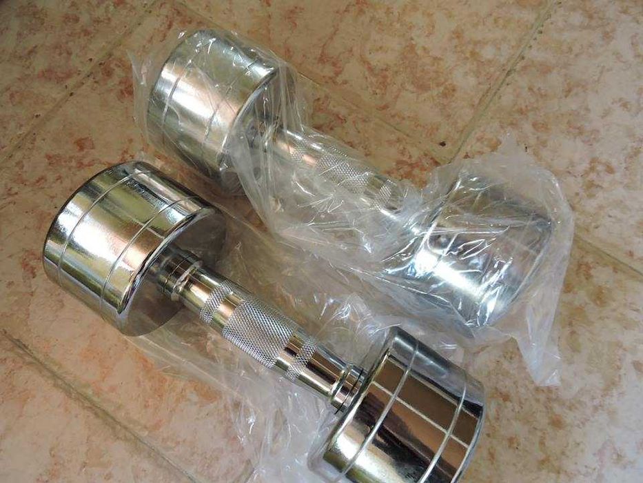 Сет Гири Хром 1 до 10 кг (10 двойки) , Гирички в Топ Качество