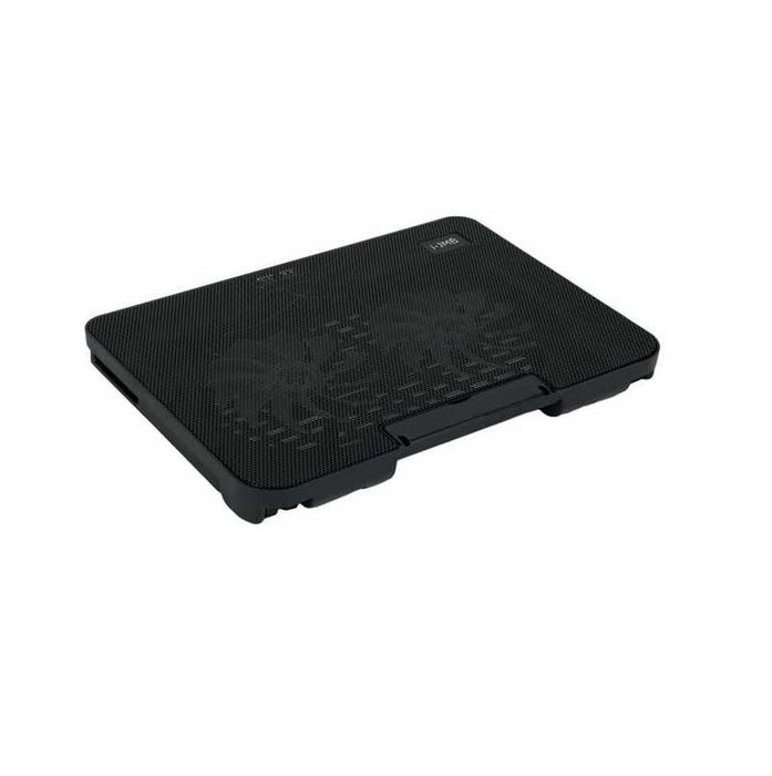 Охлаждаща поставка Mercado Trade, За лаптоп, Led светлина, Черен