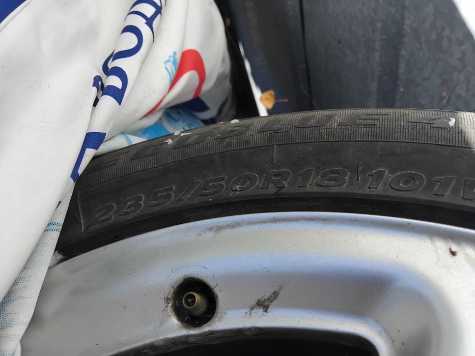 18" джанти 5х112 Audi 8J et43 с всесезонни гуми 235/50/18 дот 2019г