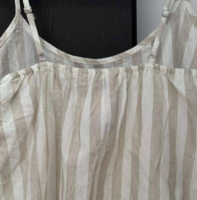 Top din bumbac cu bretele reglabile, Nou