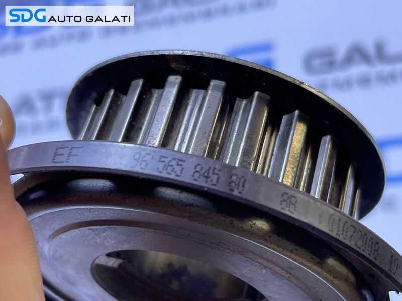 Pinion Rola Fulie Roata Dintata Distributie Citroen C4 1.6 HDI 2010 - 2018 Cod 9656584580