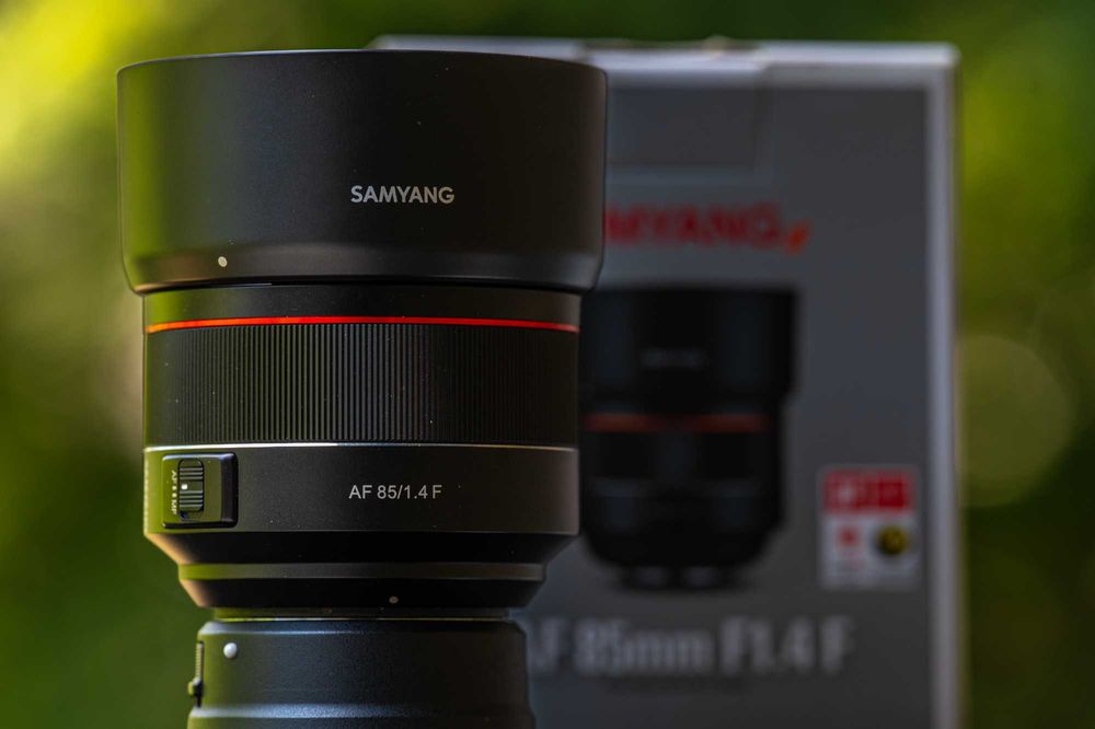 SAMYANG 85 f / 1,4 AF за NIKON + FTZ 1