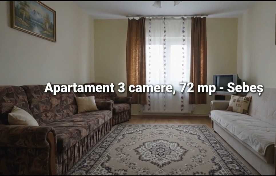 Apartament 3 camere de vanzare Sebes, cart. Valea Frumoasei, jud. Alba