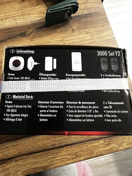 Sistem alarma pe sensor