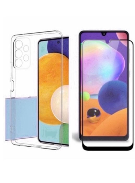 Husa Guardian Case + Folie Sticla 11D Samsung A21s/A22/A23/A24/A25/A26
