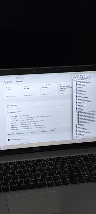 Vând laptop i5 generația 11 SSD 512 GB perfect funcțional