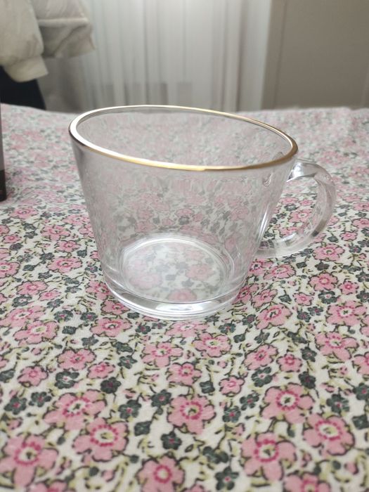 Кружка стеклянная