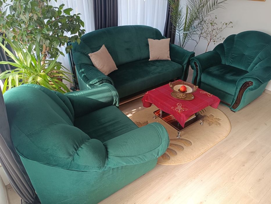 Canapea extensibila si fotolii