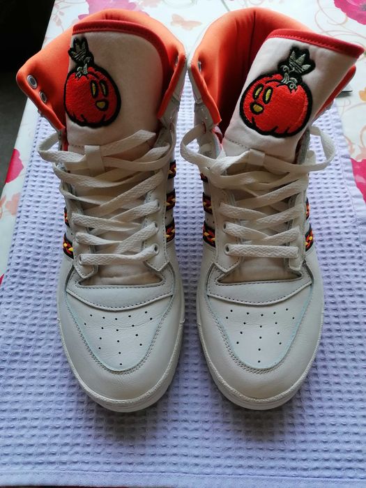 Зимни кожени кецове Адидас