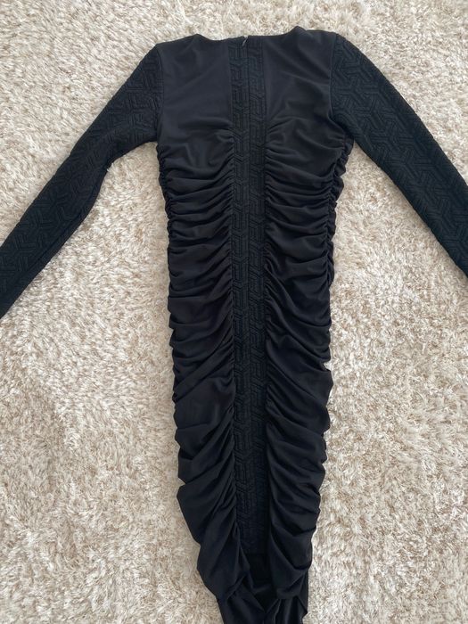 Rochie drapată Nissa neagră 38