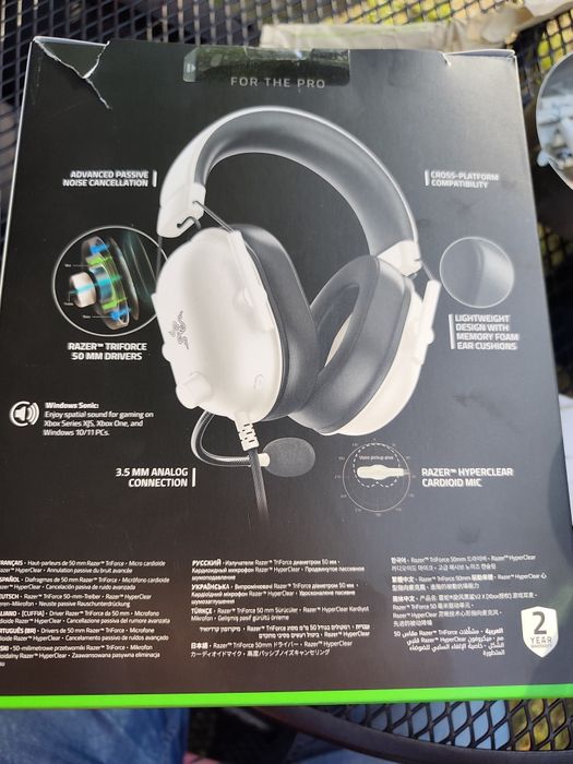 Căști Gaming Razer BlackShark V2 X White – Noi, nou