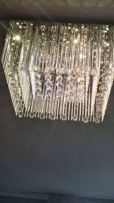 Люстра полухрусталь