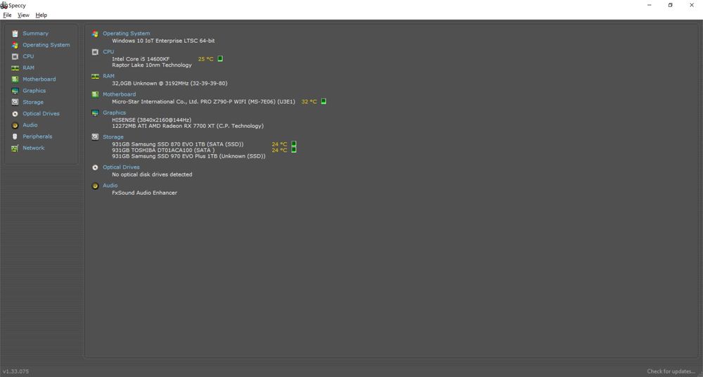 Мощен Компютър i5-14600KF, RX 7700XT 12GB, RAM 32GB, 2TB Памет, 1000W