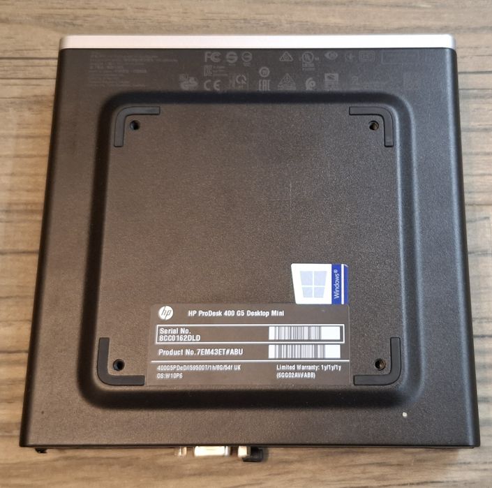 HP ProDesk 400 G5 Mini | I5 9500T | 16GB DDR4 | 256 SSD