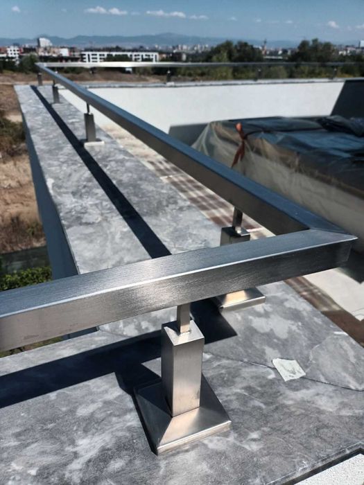 Иноксов парапет 40х40мм