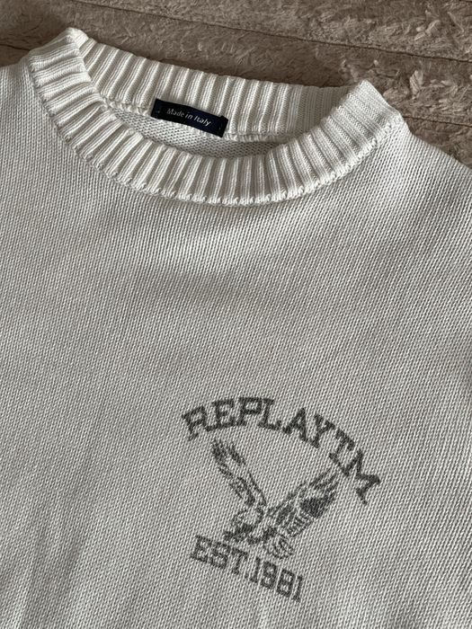 Replay Made In Italy уникален пуловер размер М