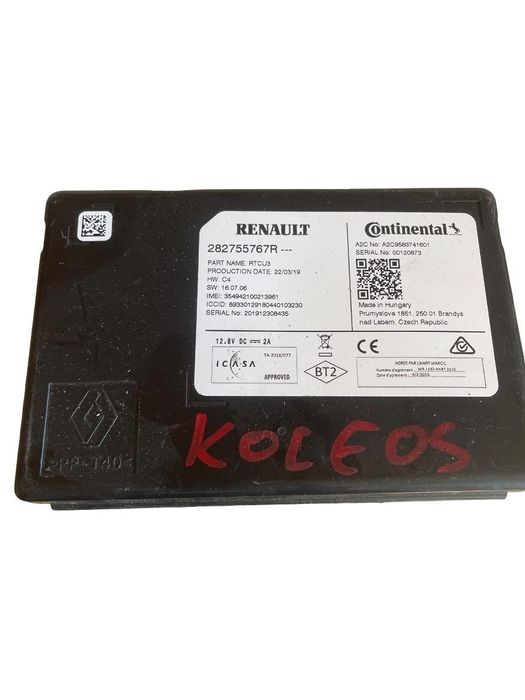Modul De Control Navigatie Renault Koleos Ii 2016 - > 282755767R